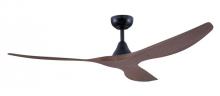 Eglo 235111-6025A - 60" SURFLINE c/fan, Blk/Walnut