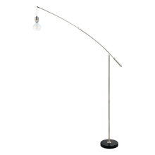 Eglo 39368A - Nadina 1 - Floor Lamp Matte Nickel and Black Finish