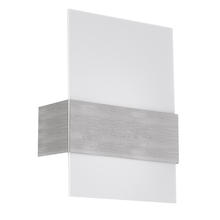 Eglo 86995A - 1 LT Wall Light w/ Matte Nickel Finish & Satin Glass