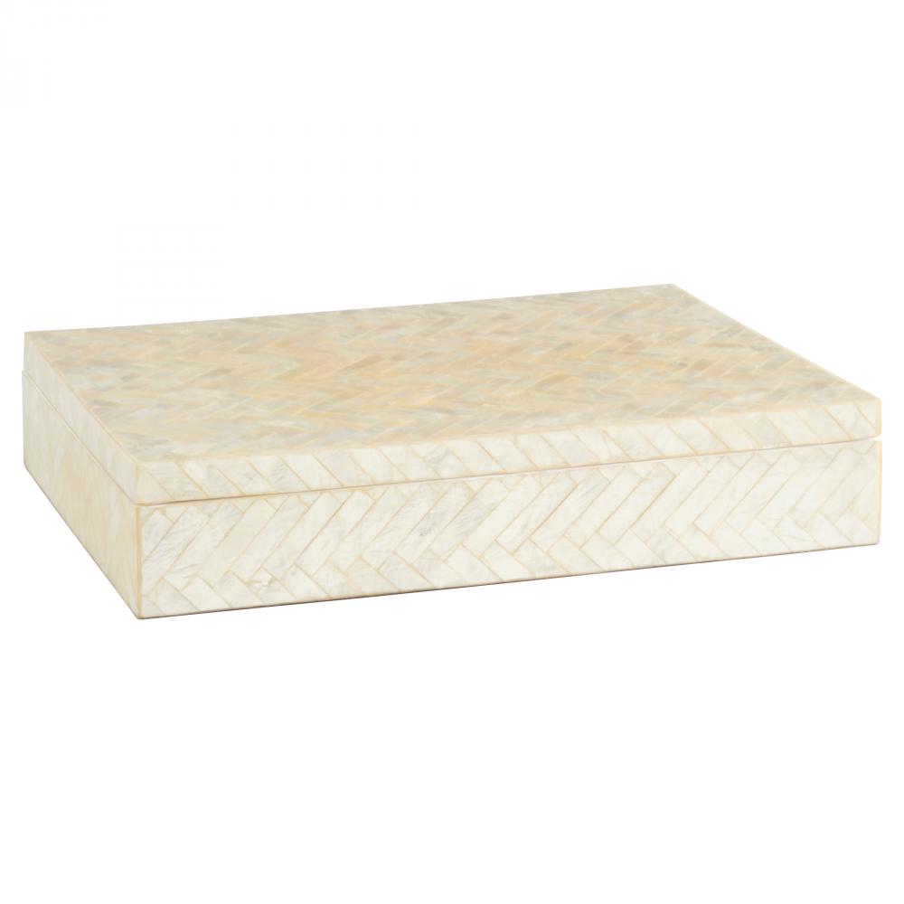 Triton Rectangle Box | Pearl | Large