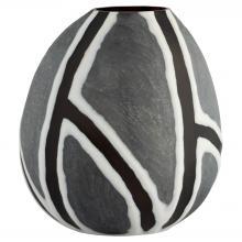 Cyan Designs 12206 - Calle Vase | Black | White | Grey - Large