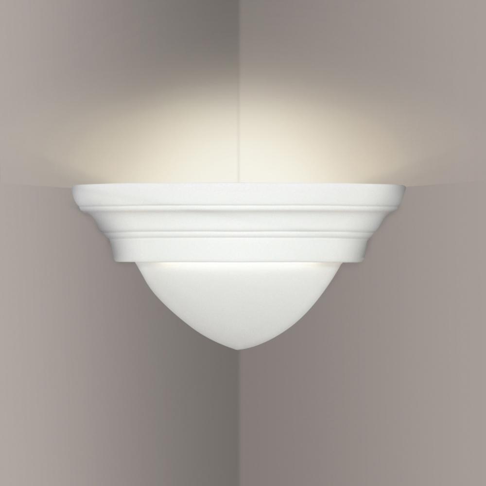 Majorca Corner Sconce: Butternut