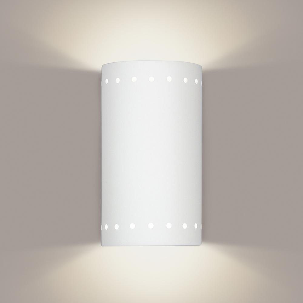 Gran Melos ADA Wall Sconce: White Gloss (Outdoor/WET Location)