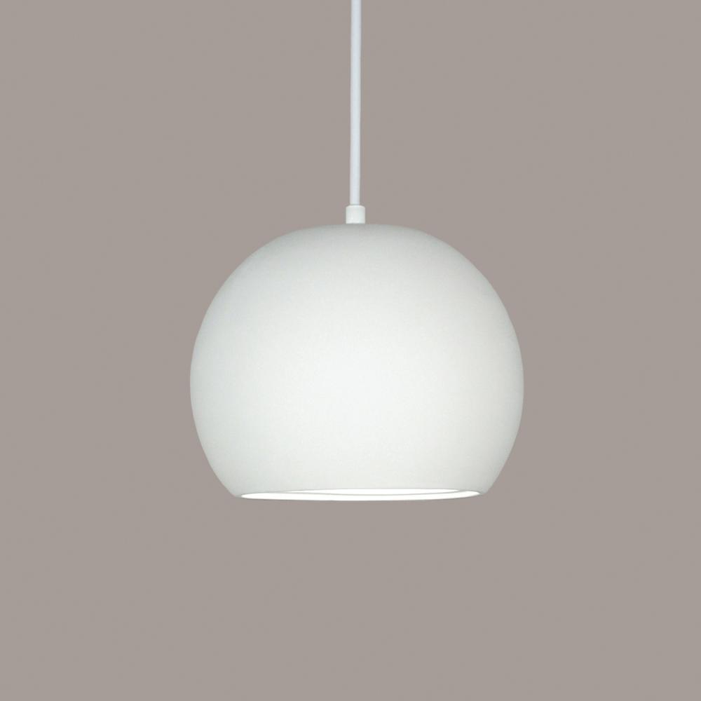 Bonaire Pendant: Fawn (Black Cord & Canopy)