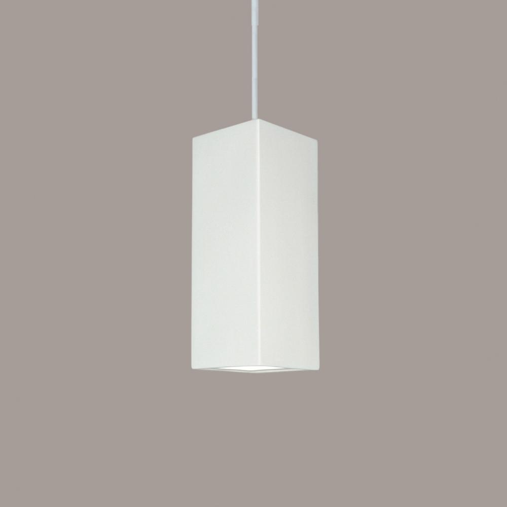 Timor Pendant: Fog (Black Cord & Canopy)