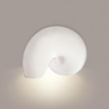 A-19 1103D-1LEDE26-A32 - Nautilus Downlight Wall Sconce: Cream Satin (E26 Base Dimmable LED (Bulb included))