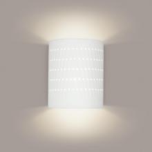 A-19 210-MW - Samos Wall Sconce: Matte White