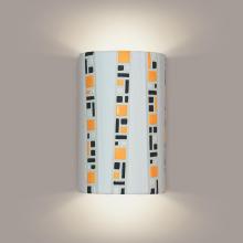 A-19 M20310-WH-WETST-1LEDE26 - Ladders Wall Sconce White (Wet Sealed Top, E26 Base LED (Bulb included))