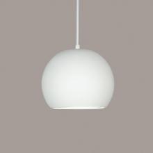 A-19 P1601-A3-BCC - Bonaire Pendant: Fawn (Black Cord & Canopy)