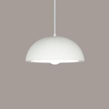 A-19 P301-A1-WCC - Thera Pendant: Clay (White Cord & Canopy)