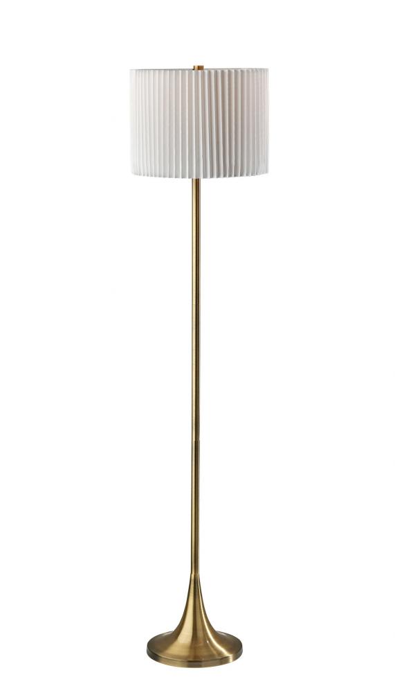 Eli Floor Lamp - Antique Brass