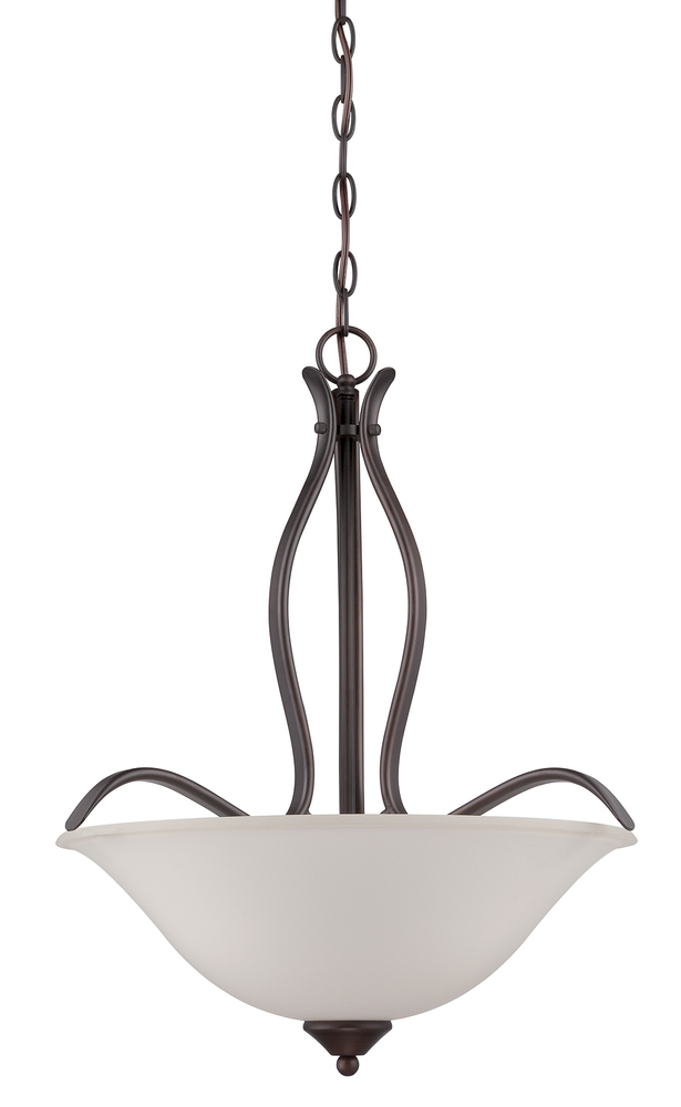 Northlake 3 Light Pendant in Aged Bronze Brushed