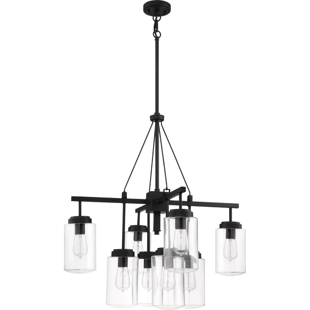 Crosspoint 8 Light Outdoor Chandelier Espresso