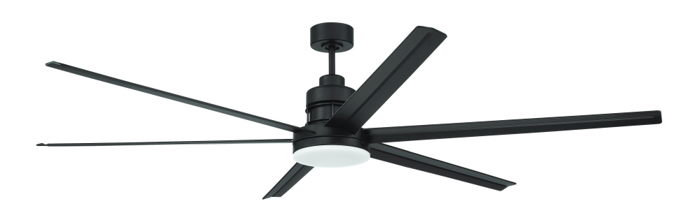 Mondo 72" 6-Blade Indoor/Outdoor (Damp) Ceiling Fan in Espresso w/ Espresso Blades