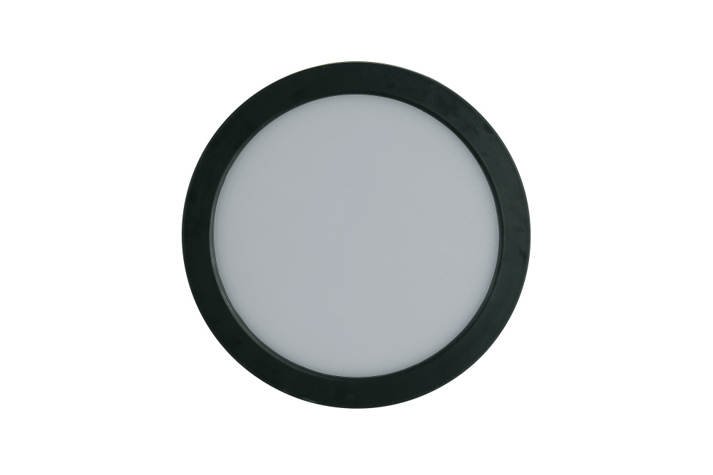 Slim Line II 7" LED Pancake Flushmount in Flat Black; 5CCT Selectable 2700-5000K