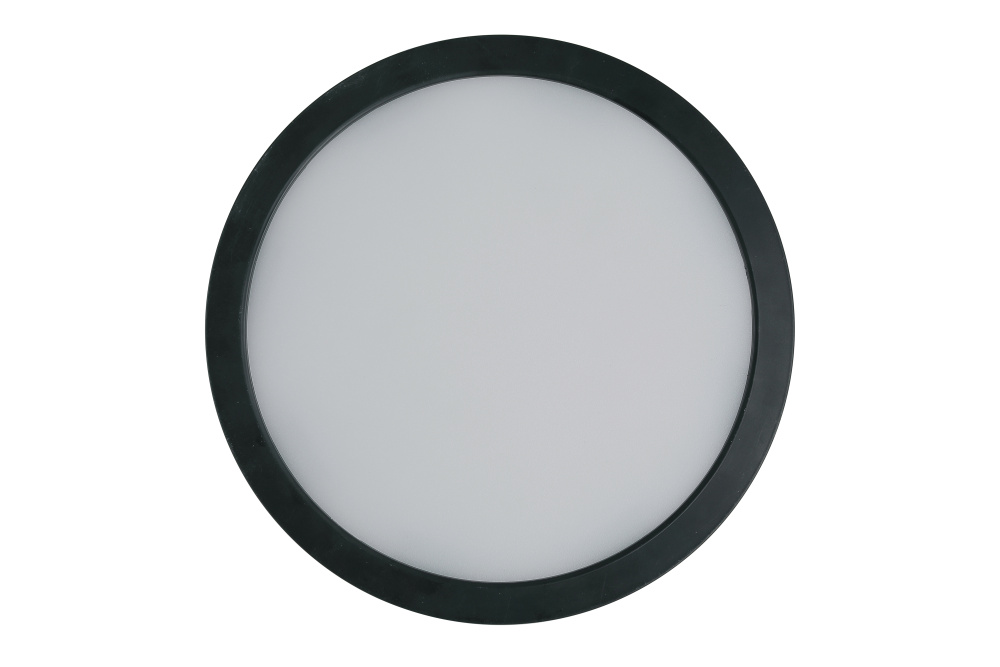 Slim Line II 9" LED Pancake Flushmount in Flat Black; 5CCT Selectable 2700-5000K