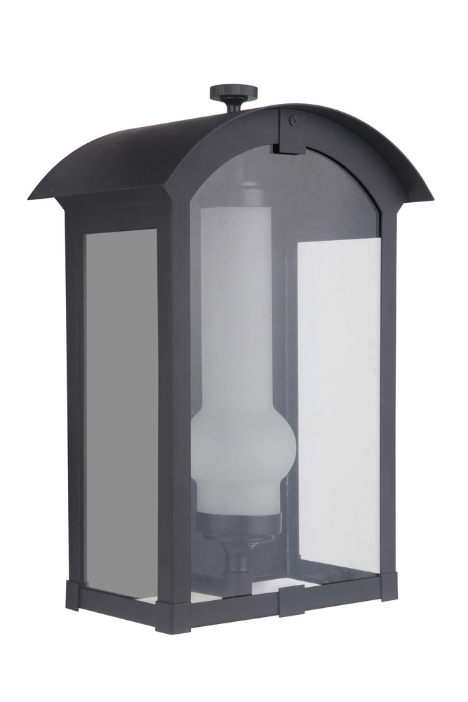 Montcrest 15.13" Outdoor LED Pocket Lantern in Midnight