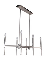 Craftmade 44626-PLN - 6 Light Chandelier