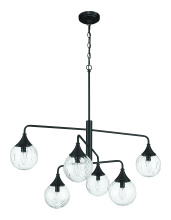 Craftmade 61226-FB - Reflection 6 Light Chandelier in Flat Black