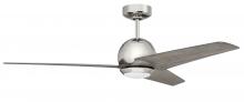 Craftmade NTE52PLN3 - 52" Nate in Polished Nickel Finish, Greywood Blades, Light kit included (Optional), WiFi Control