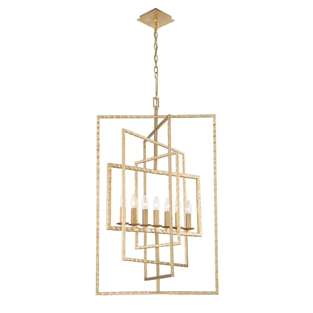 Capri 24'' Antique Gold Chandelier