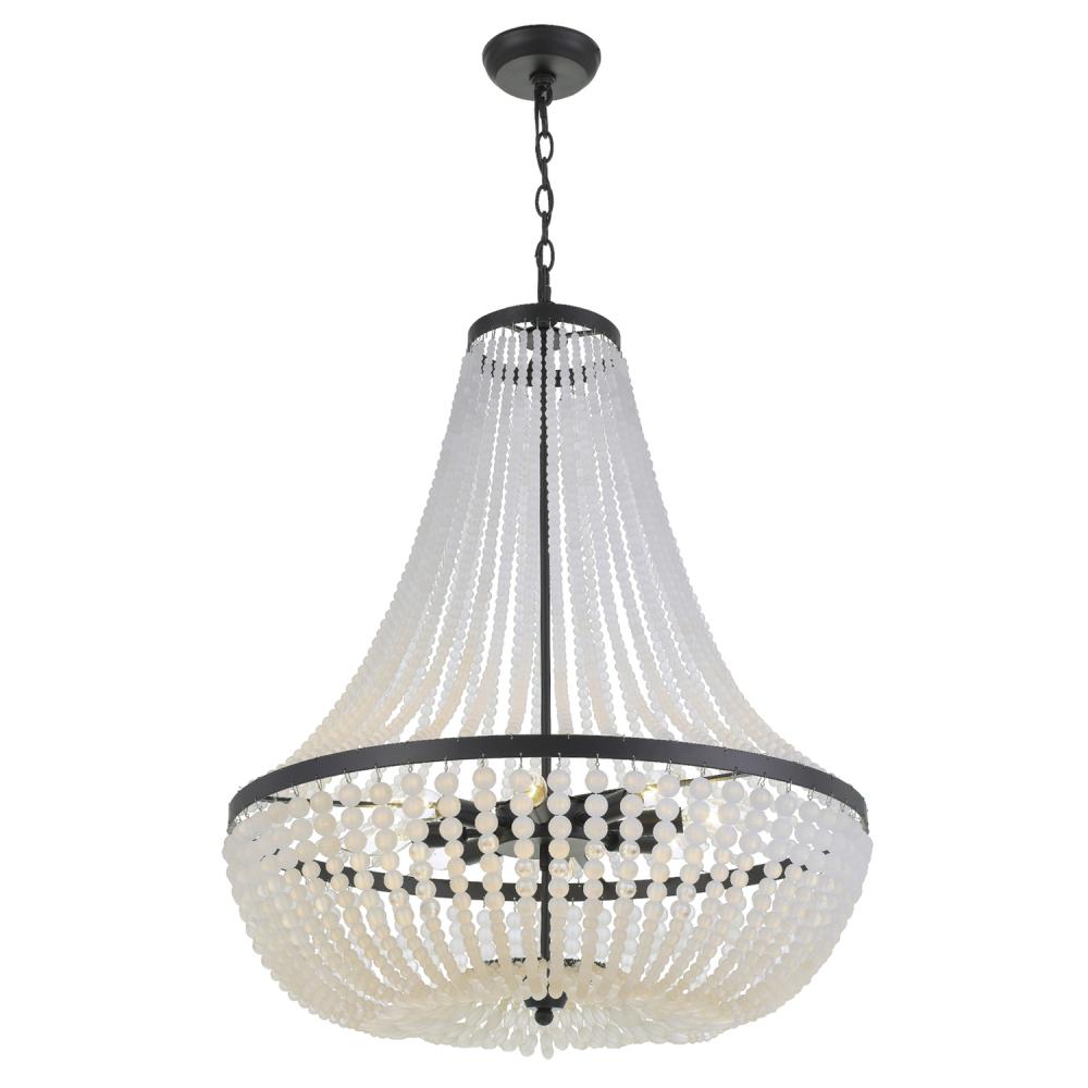 Rylee 24.75'' Matte Black Chandelier