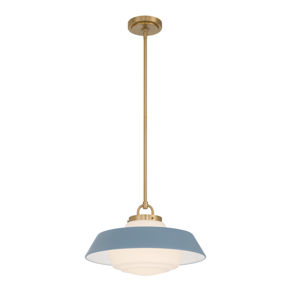 Xander 16'' Vibrant Gold + Blue Pendant