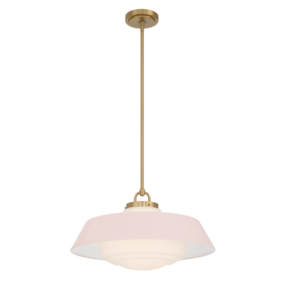 Xander 20'' Vibrant Gold + Blush Pendant