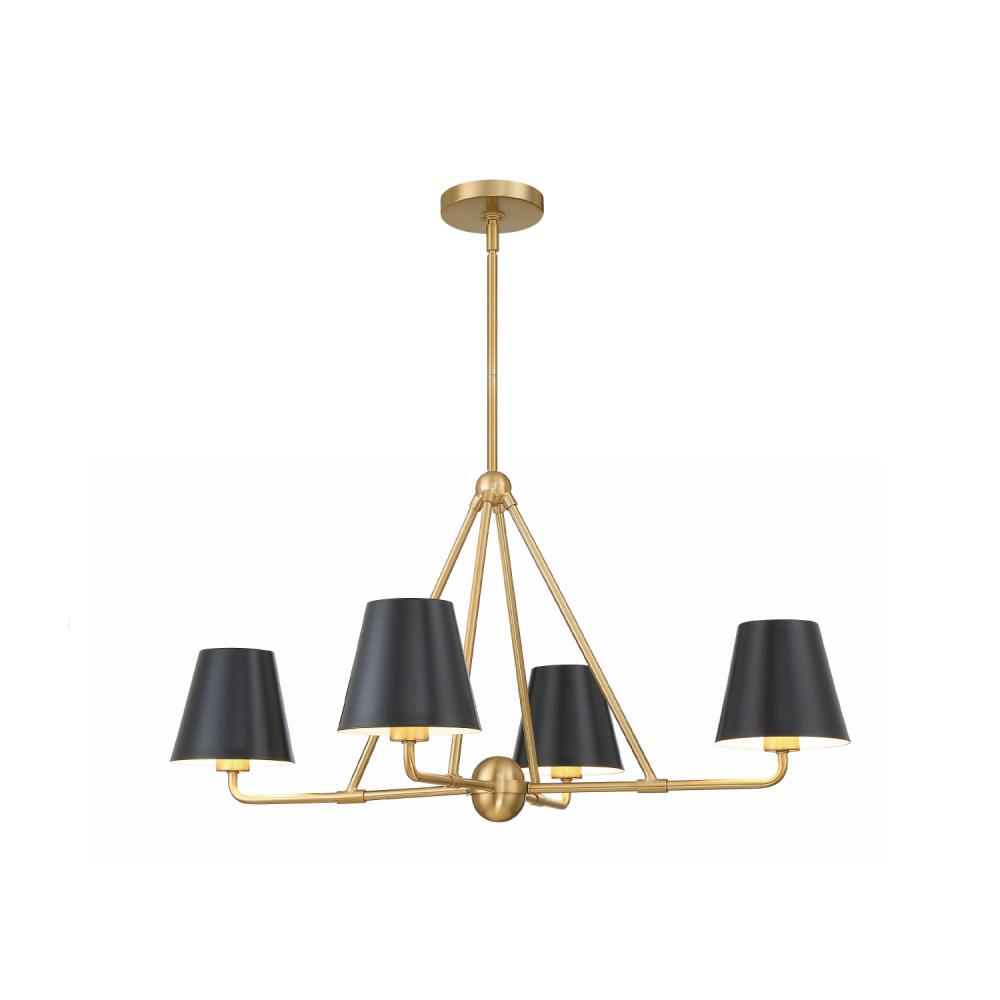 Xavier 31.75'' Vibrant Gold Chandelier