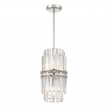 Crystorama HAY-1401-PN - Hayes 8'' Polished Nickel Chandelier