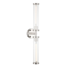 Crystorama JAR-2302-PN - Jarvis 29'' LED Polished Nickel Sconce