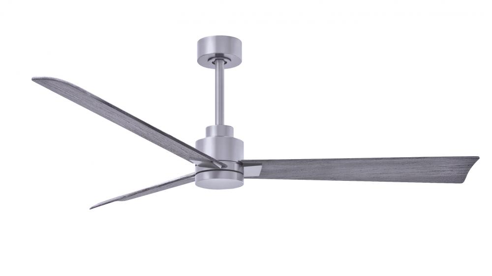 Alessandra - 56" Three Blade Transitional Ceiling Fan - Brushed Nickel Finish