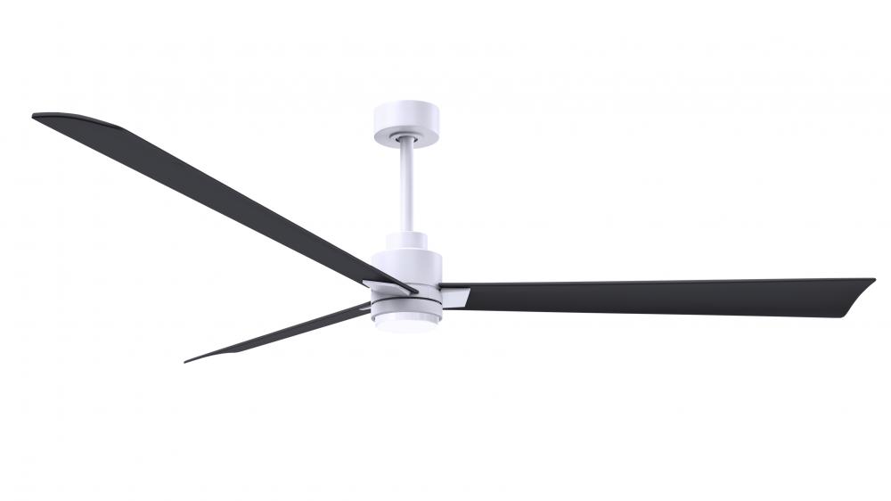Alessandra - 72" Three Blade Transitional Ceiling Fan - 5CCT Integrated LED - Matte White Finish