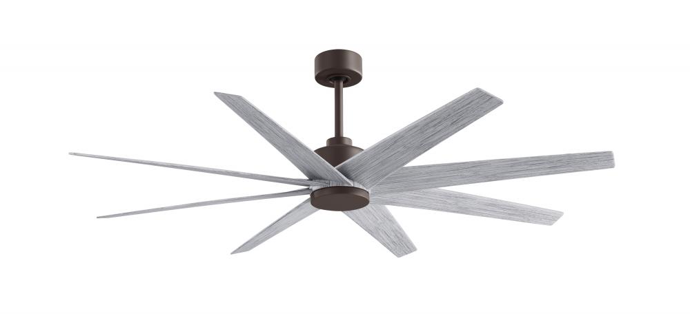 Ariella - Eight Blade Ceiling Fan - Textured Bronze Finish - Barn Wood Tone Blades