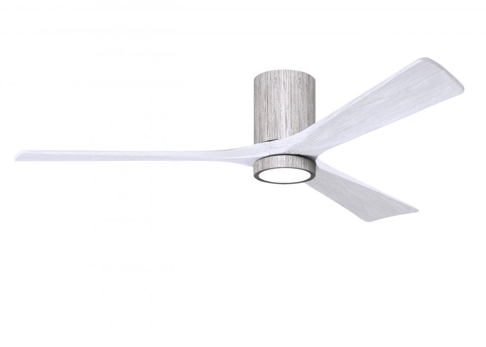 Irene-3HLK - 60" Three Blade Flush Mount Paddle Fan - 5CCT Integrated LED - Barn Wood Tone Finis
