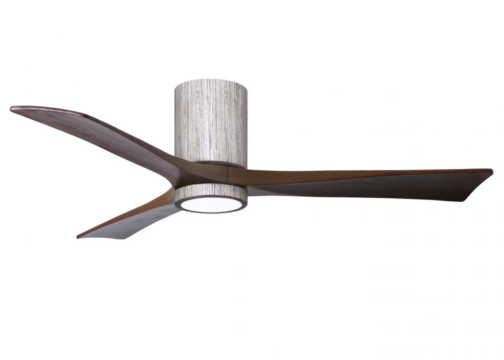 Irene-3HLK - 52" Three Blade Flush Mount Paddle Fan - 5CCT Integrated LED - Barn Wood Tone Finis