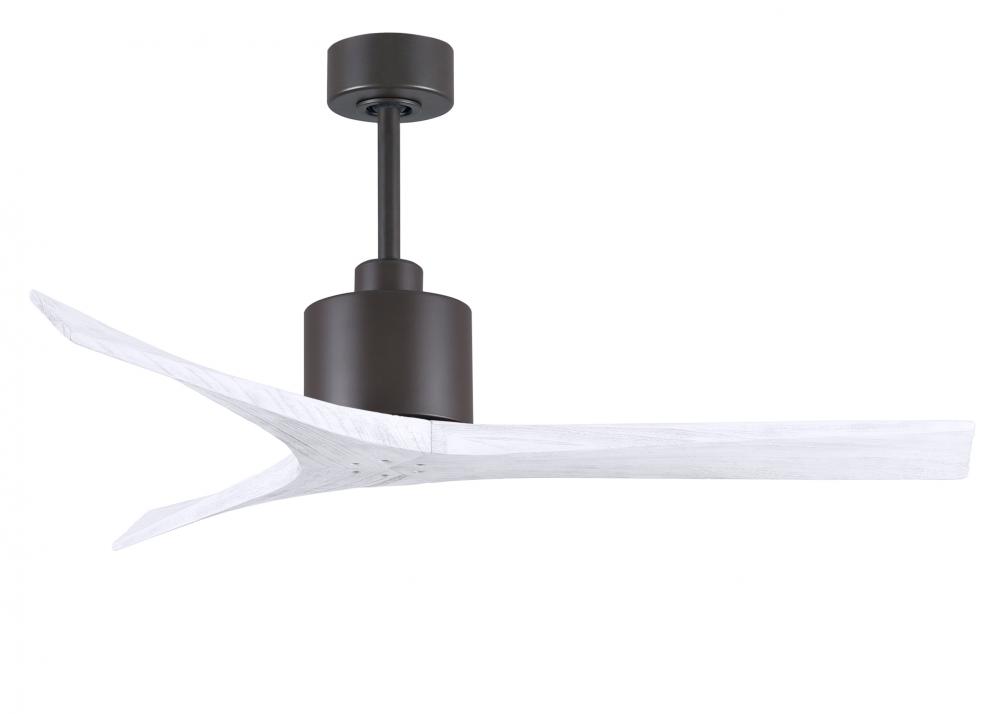 Mollywood - 52" Ceiling Fan - Textured Bronze Finish - Matte White Blades