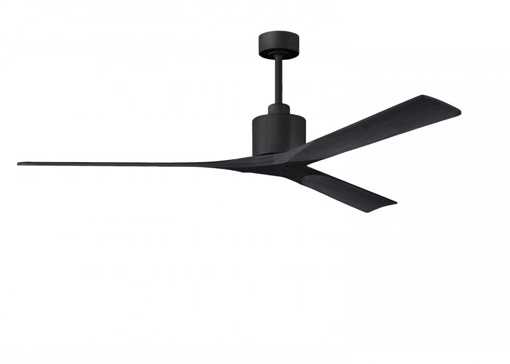 Nan XL - 72" Ceiling Fan - Matte Black Finish - Matte Black Blades
