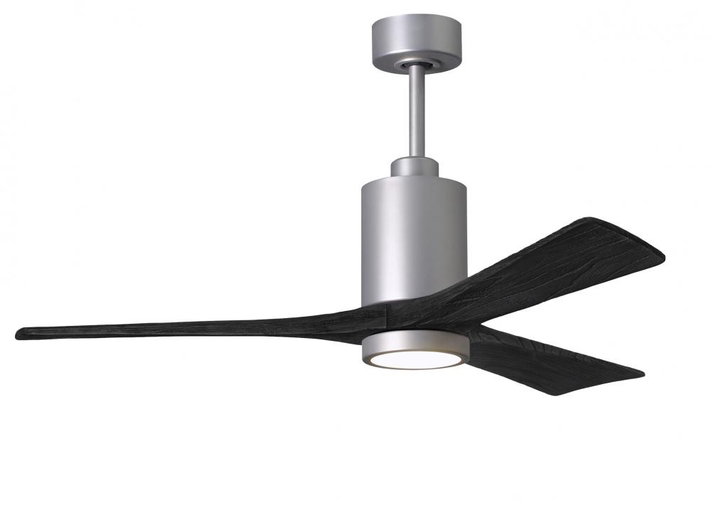 Patricia-3 - 52" Three Blade Ceiling Fan - 5CCT Integrated LED - Brushed Nickel Finish