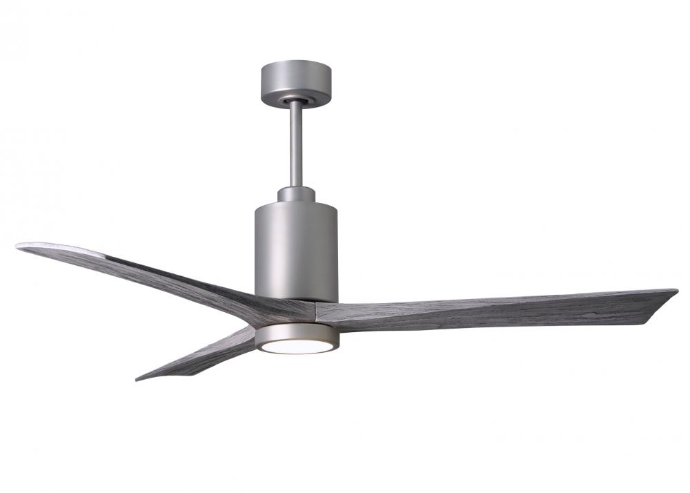 Patricia-3 - 60" Three Blade Ceiling Fan - 5CCT Integrated LED - Brushed Nickel Finish