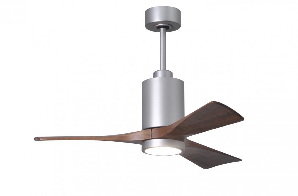 Patricia-3 - 42" Three Blade Ceiling Fan - 5CCT Integrated LED - Brushed Nickel Finish