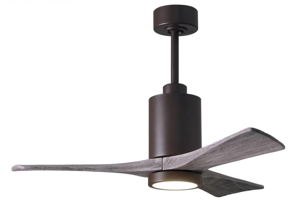 Patricia - 3 - 42" Three Blade Ceiling Fan - 5CCT Integrated LED - Textured Bronze Finish