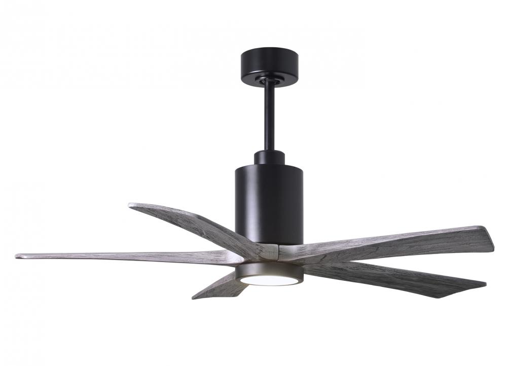 Patricia-5 - 52" Five Blade Ceiling Fan - 5CCT Integrated LED - Matte Black Finish