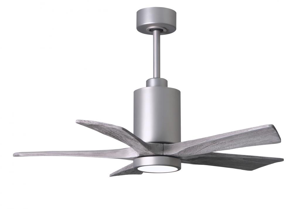 Patricia-5 - 42" Five Blade Ceiling Fan - 5CCT Integrated LED - Brushed Nickel Finish