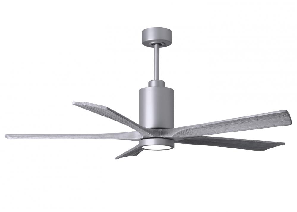 Patricia-5 - 60" Five Blade Ceiling Fan - 5CCT Integrated LED - Brushed Nickel Finish