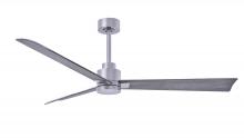 Matthews Fan Company AK-BN-BW-56 - Alessandra - 56" Three Blade Transitional Ceiling Fan - Brushed Nickel Finish