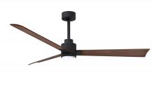 Matthews Fan Company AKLK-BK-WN-56 - Alessandra - 56" Three Blade Transitional Ceiling Fan - 5CCT Integrated LED - Matte Black Finish