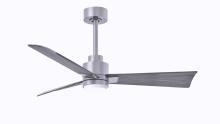 Matthews Fan Company AKLK-BN-BW-42 - Alessandra-42" Three Blade Transitional Ceiling Fan-5CCT Integrated LED-Brushed Nickel Finish