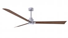 Matthews Fan Company AKLK-BN-WN-72 - Alessandra-72" Three Blade Transitional Ceiling Fan-5CCT Integrated LED-Brushed Nickel Finish