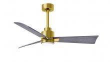 Matthews Fan Company AKLK-BRBR-BW-42 - Alessandra-42" Three Blade Transitional Ceiling Fan-5CCT Integrated LED-Brushed Brass Finish